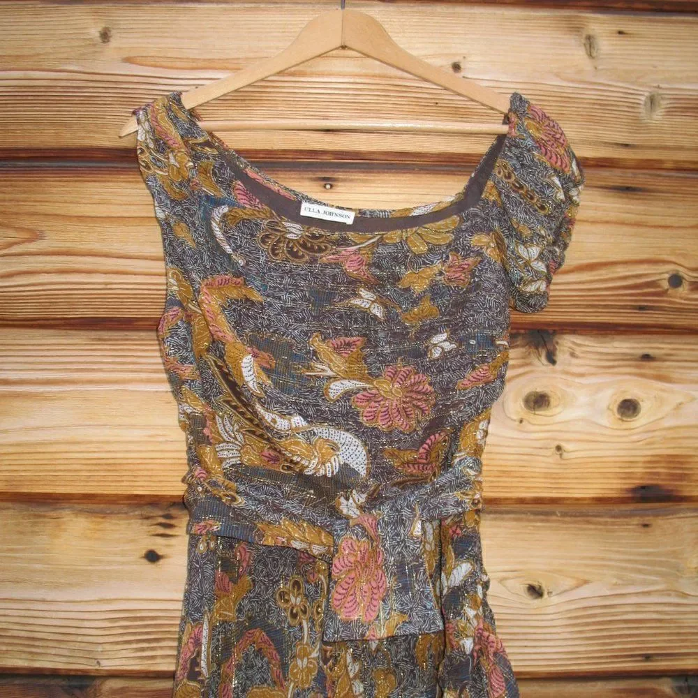 Ulla Johnson Uma Silk Print Dress - Picture 5 of 11